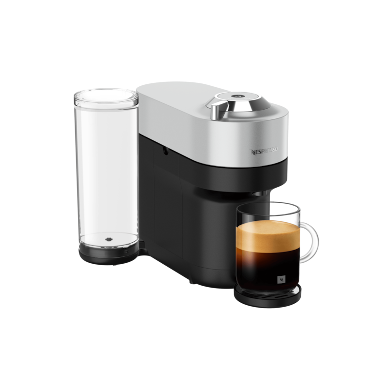 NESPRESSO VERTUO POP+ エスプレッソマシン (購入特典付き) Vertuo Pop+ Silver Nespresso Coffee Machine - Nespresso