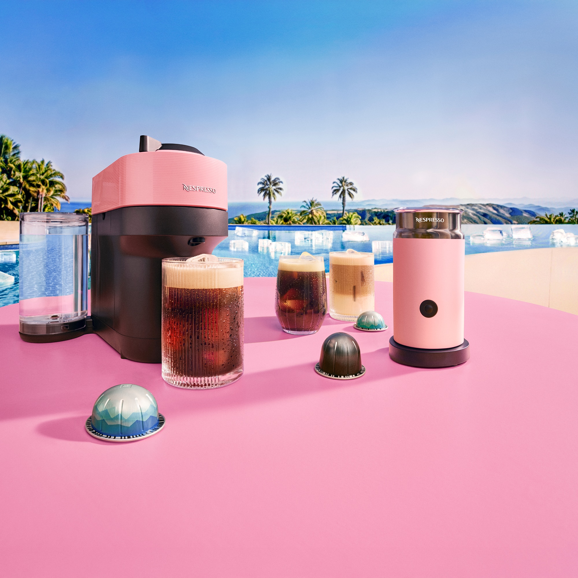 Aeroccino 3 Pink - Milk Frother - Nespresso Canada