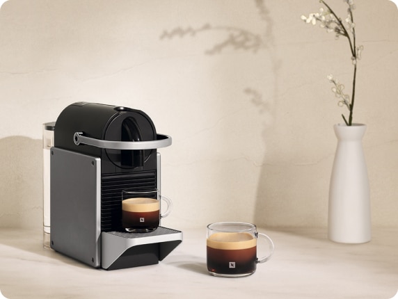 Pixie Dark Blue & Milk Frother - Espresso Machine - Nespresso Canada