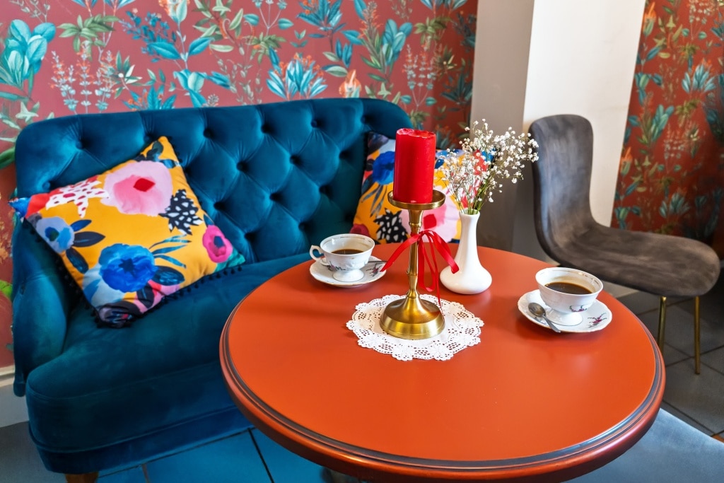 แบบร้านกาแฟเล็ก ๆ สไตล์ Vintage Corner