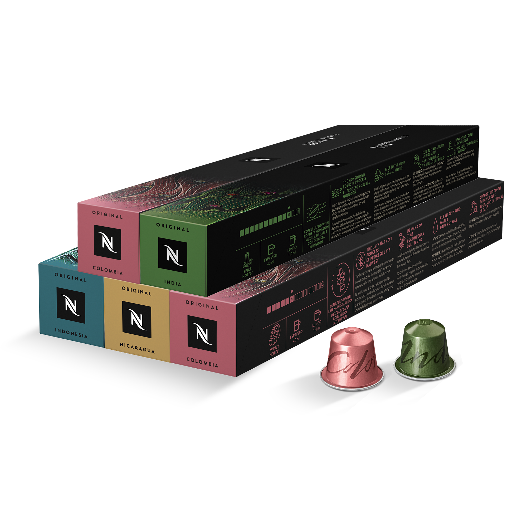 Nespresso Master Origins – Набор 50 капсул