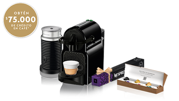 Inissia Negra + Espumador - Cyber Day - Nespresso™ Chile