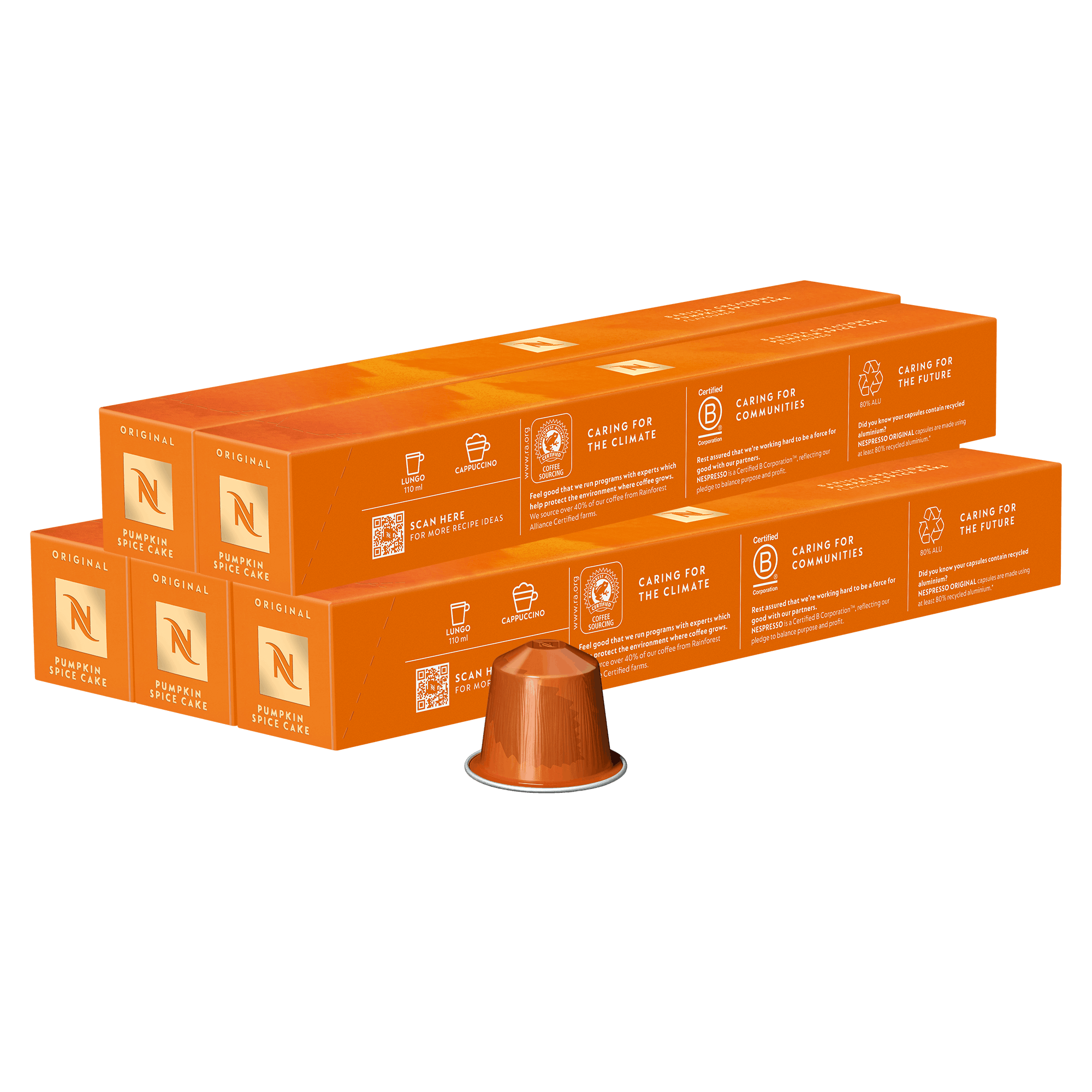 Pachet 50 Capsule Pumpkin Spice Original | Nespresso™ România