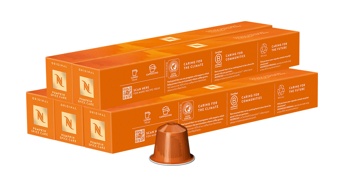 Pachet 50 Capsule Pumpkin Spice Original | Nespresso™ România