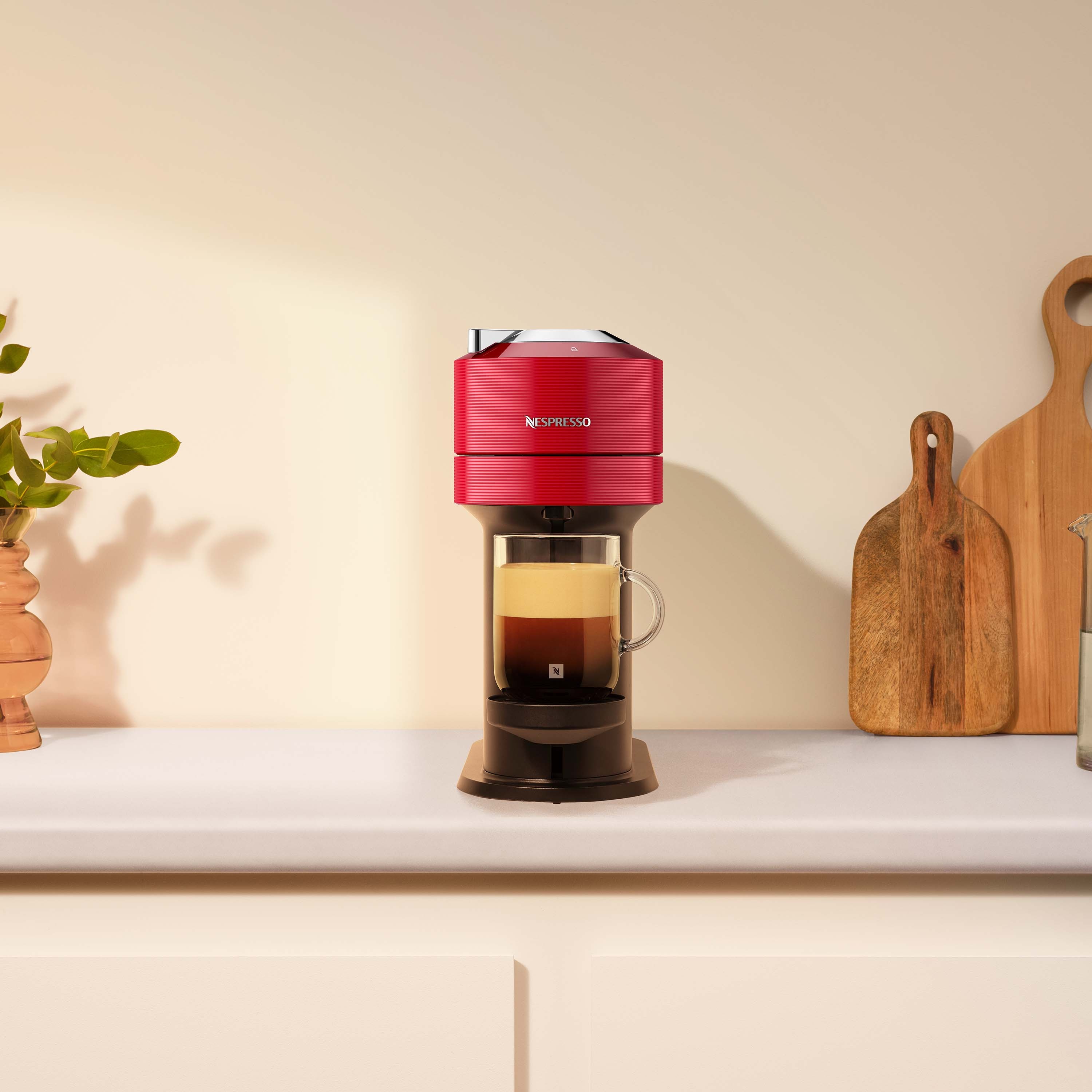 Cafeteira Vertuo Next Vermelho Cereja 110V | Nespresso Brasil