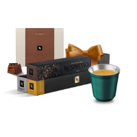 Kit Presente Nespresso: 30 Cápsulas + Xícara Pixie Stockholm +