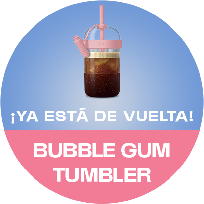 Bubble Gum Tumbler White
