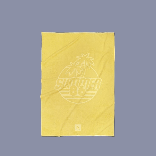 Une serviette de plage en édition limitée