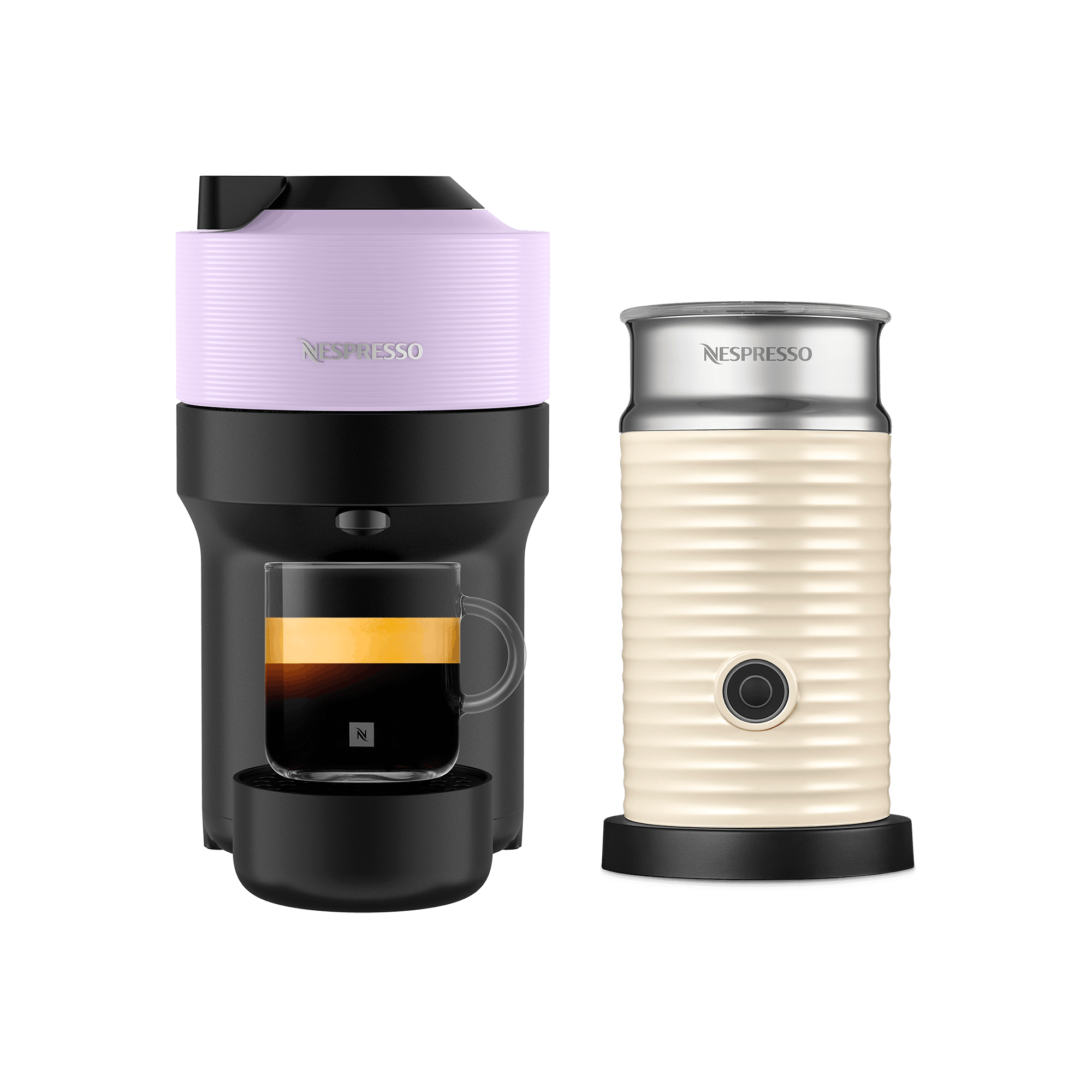 Vertuo Pop Lilac & Aeroccino 1