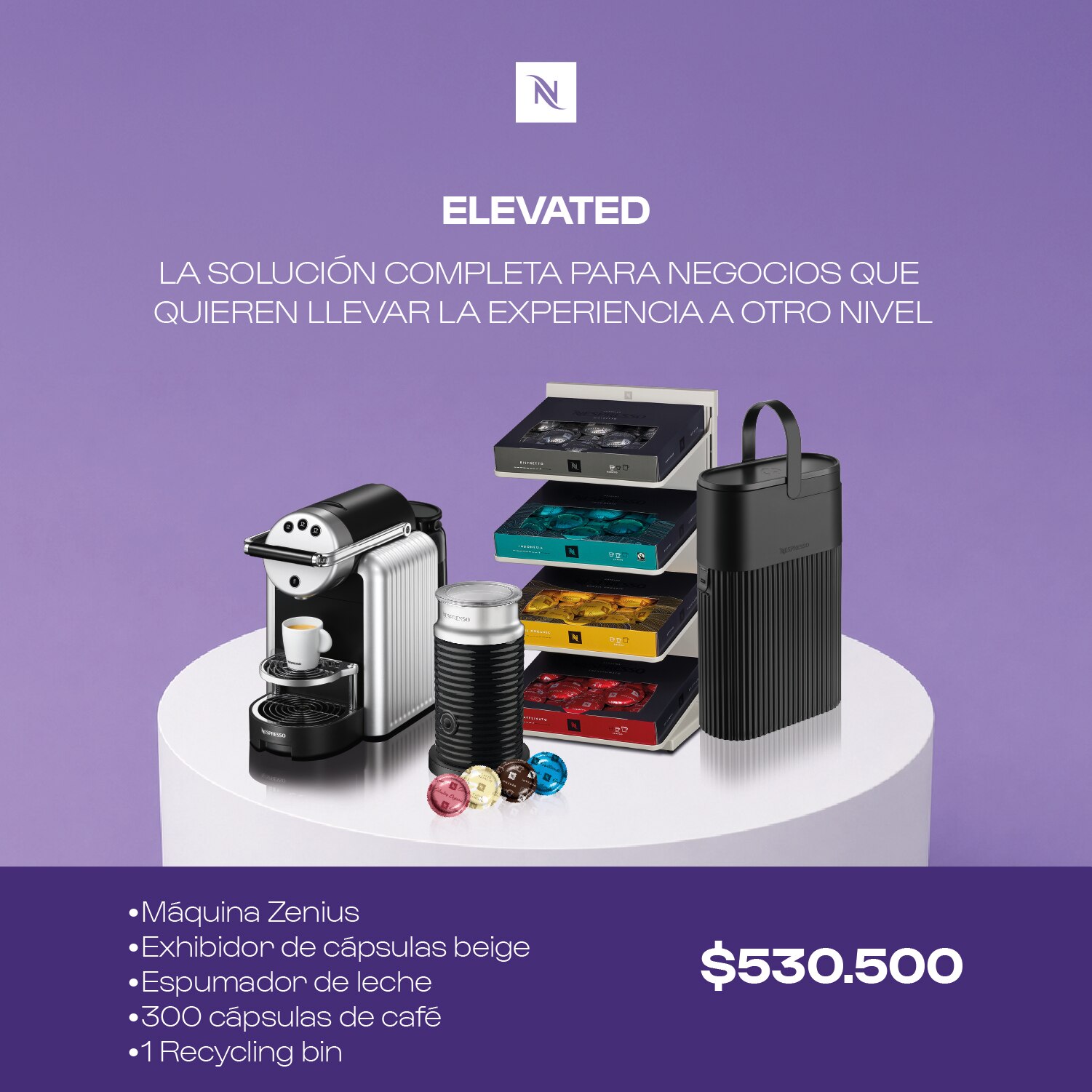 Ristretto 50 Cápsulas - Nespresso Professional Chile