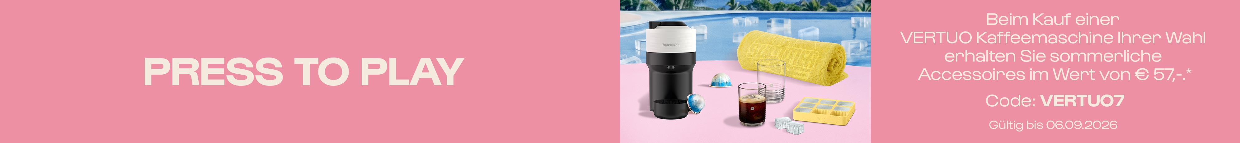 VERTUO Pop Candy Pink - Coffee Machine - Nespresso