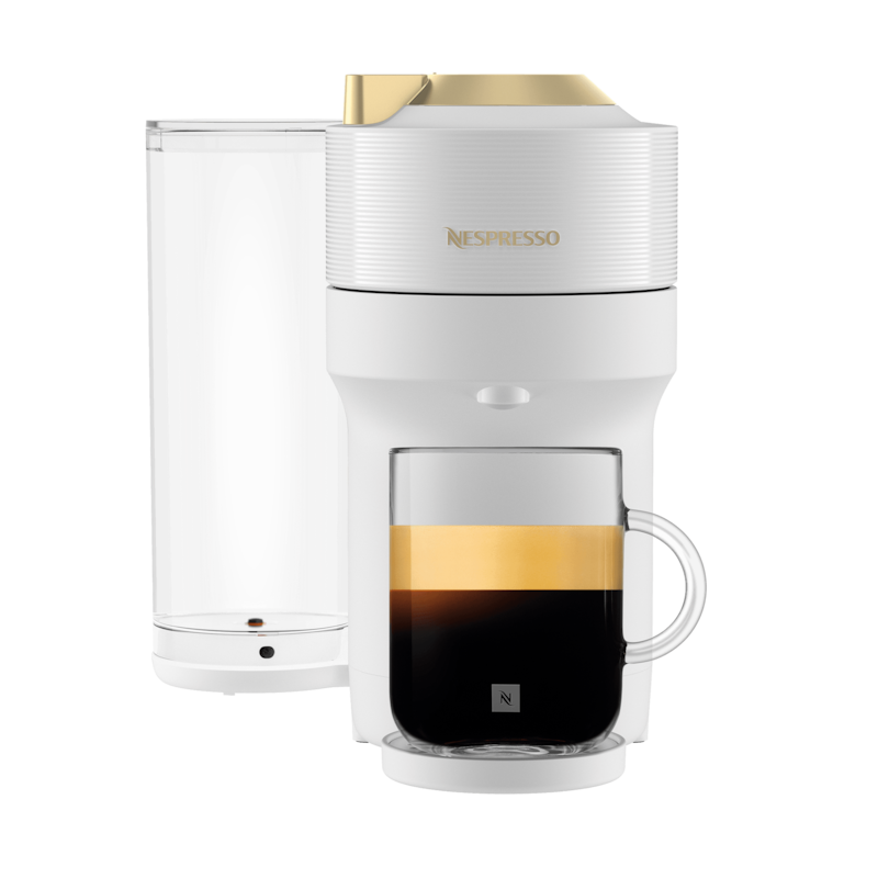 Vertuo Pop+ Deluxe White & Gold - Coffee Machine - Nespresso Canada