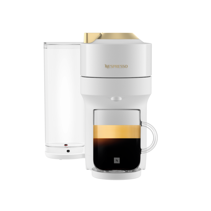 Vertuo Pop+ Deluxe White & Gold - Coffee Machine - Nespresso Canada