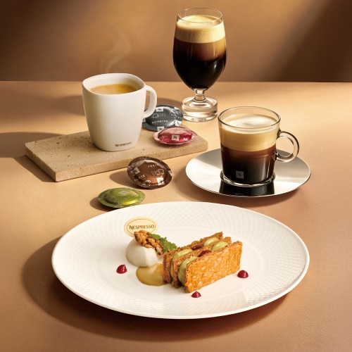 Nespresso 咖啡開心果覆盆莓千層派