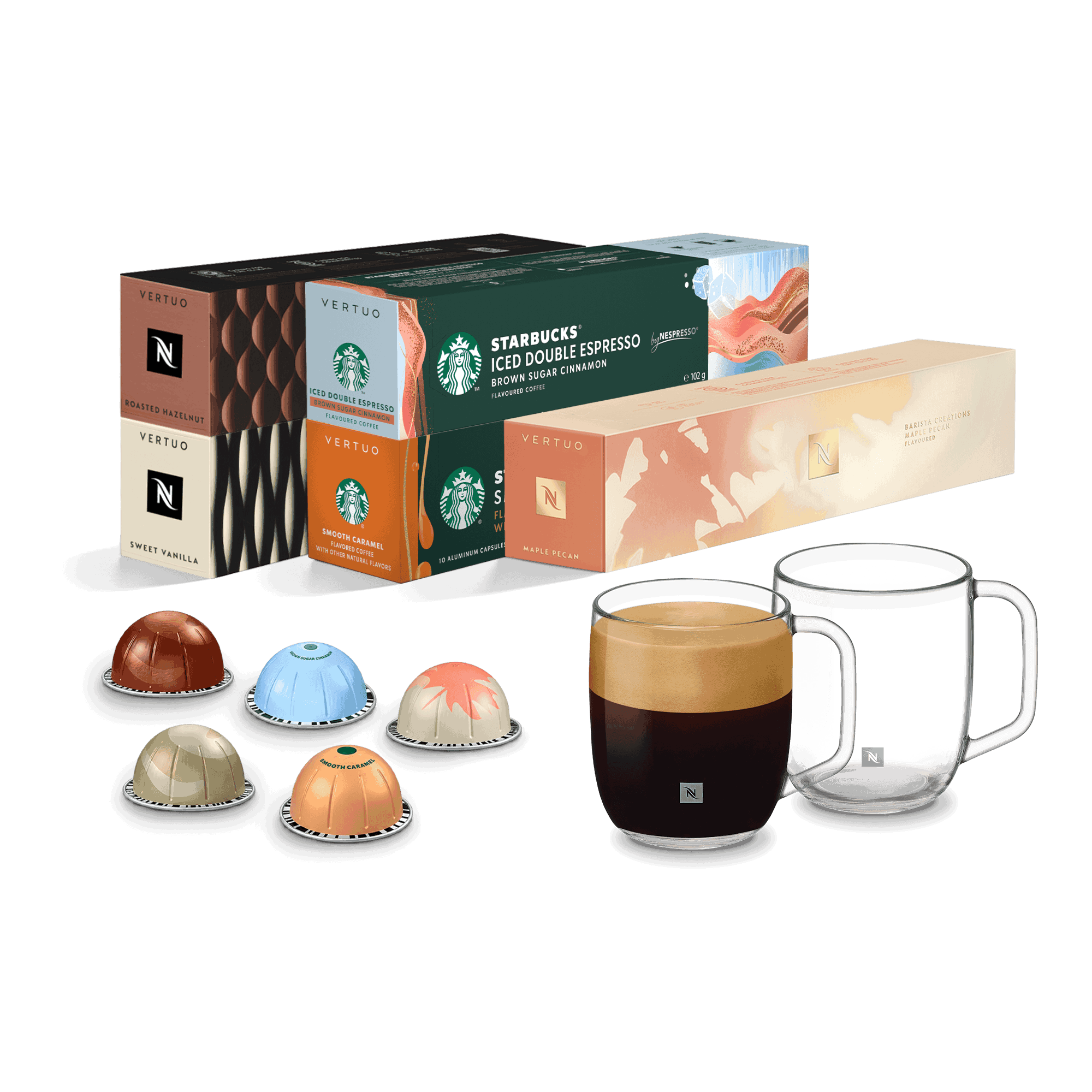 Nespresso Vertuo 専用　カプセルコーヒー 8箱セット Flavored Coffee Pods Variety Pack for Vertuo | Nespresso US