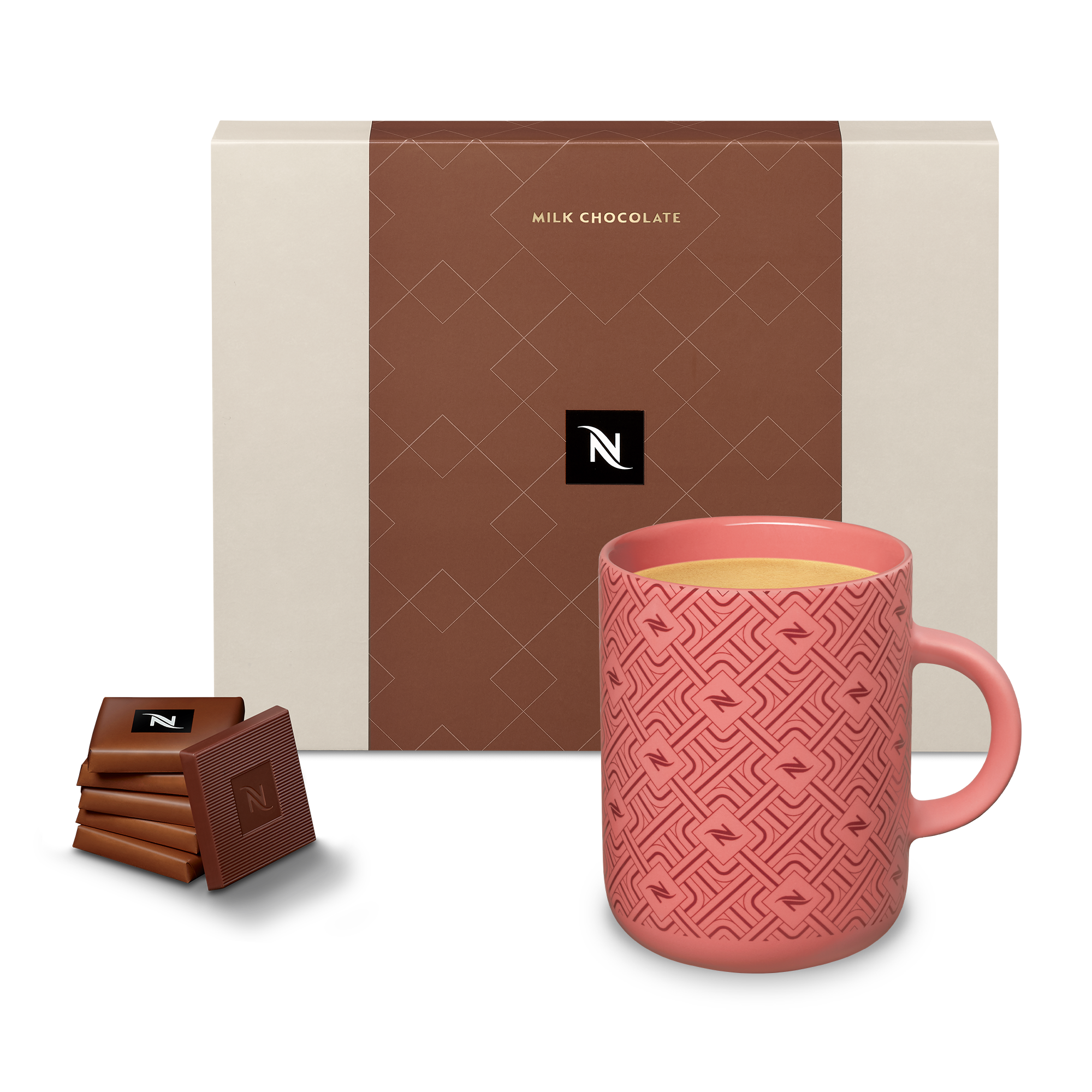 40th Celebration Mug Strawberry & Milk Chocolate set -Coffee