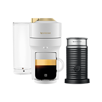 Vertuo Pop+ Deluxe White & Gold Bundle - Coffee Machine - Nespresso Canada