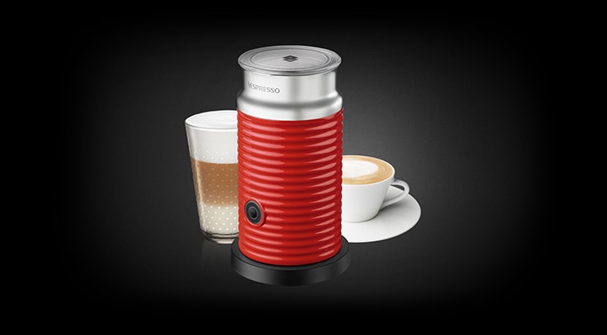 Espumador de Leche Nespresso, Aeroccino 3, Color Rojo 