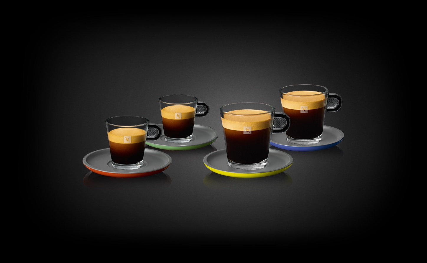 Glass Espresso & Lungo Cups Accessories Nespresso USA