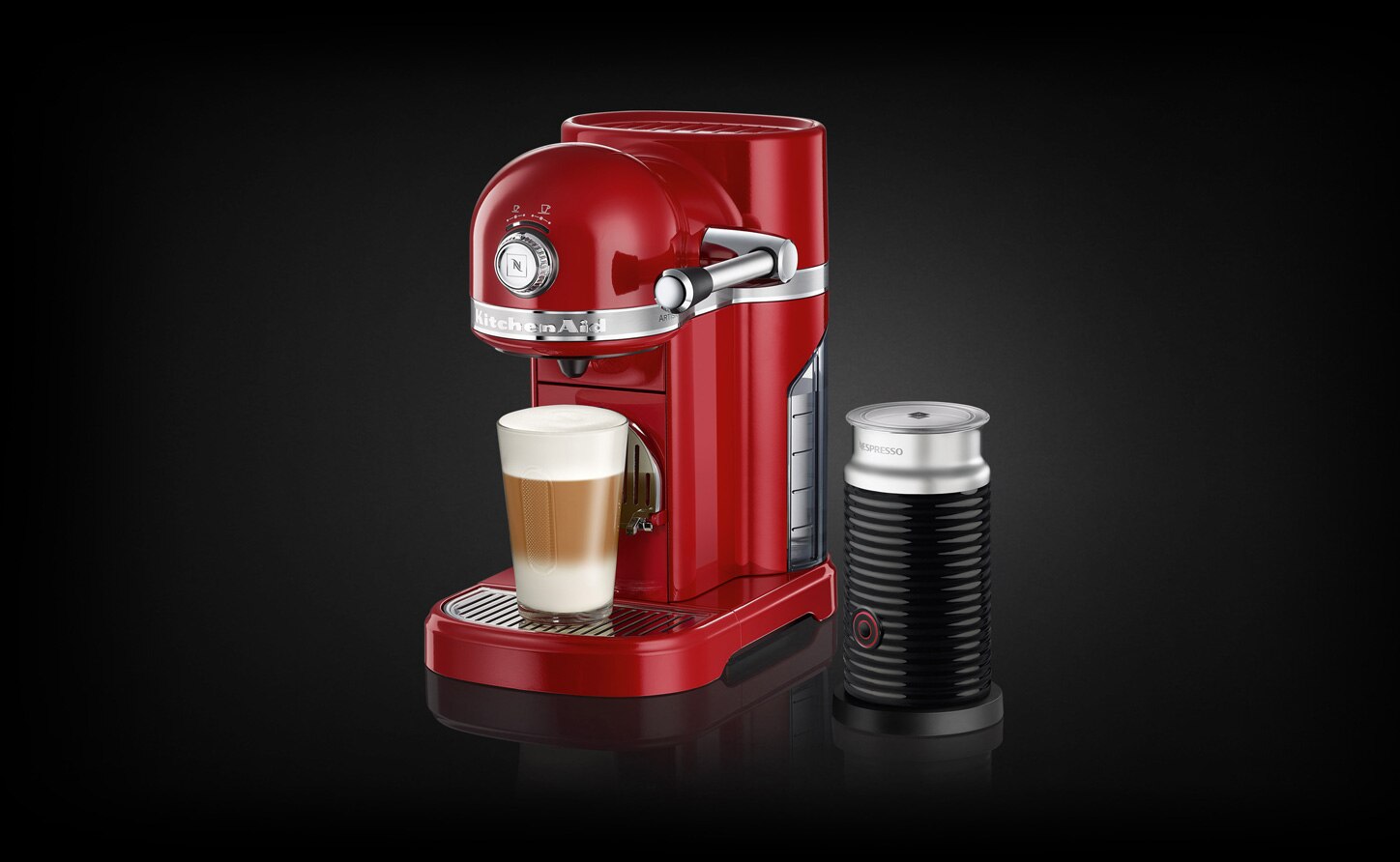 kitchenaid nespresso red