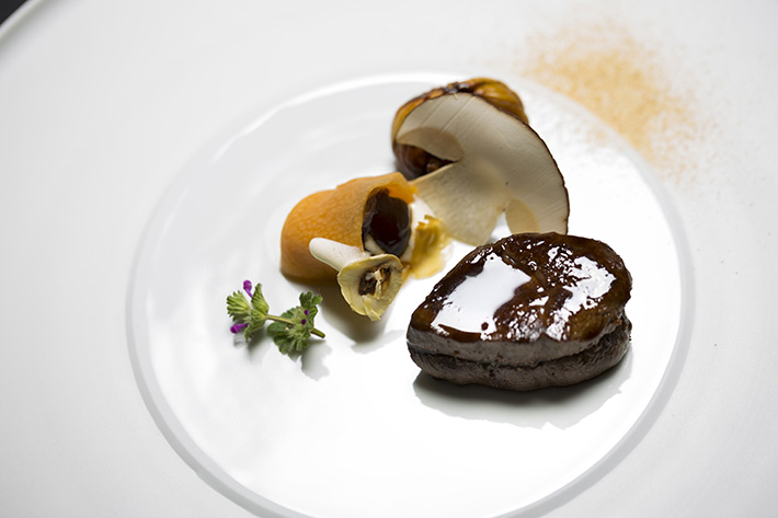 Chevreuil de Chasse, Marrons Grillés, Kabocha, Parfum Grand Cru Dulsão do Brasil 4