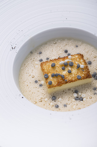 Biscuit de Lotte et Brochet, Sauce Indriya from India 3