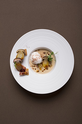 Soupe de Châtaigne de l’ardèche, Champignons Sauvages – Grand Cru Dulsão do Brasil façon Cappuccino 1