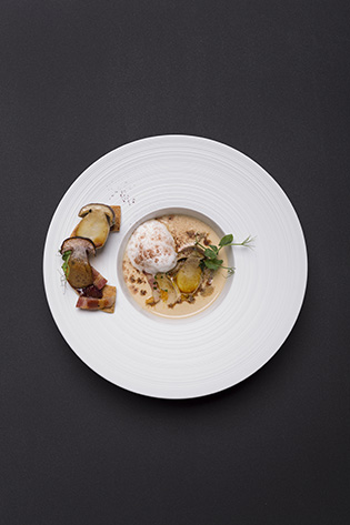 Soupe de Châtaigne de l’ardèche, Champignons Sauvages – Grand Cru Dulsão do Brasil façon Cappuccino 2