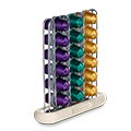Capsule dispenser transparent cube