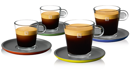 Nespresso View Collection 2 View Lungo Cups & 2 View Expresso Cups