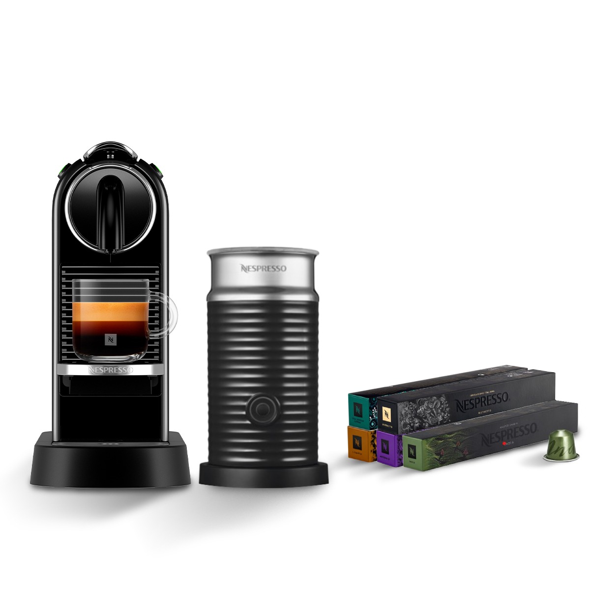 CitiZ, Aeroccino & 5 Coffee Sleeves Combo