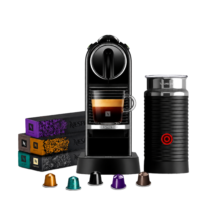 CitiZ + Aeroccino + 5 Coffee Sleeves