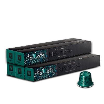 World Explorations Stockholm Lungo Bundle - 5 sleeves (6g x 50 capsules)