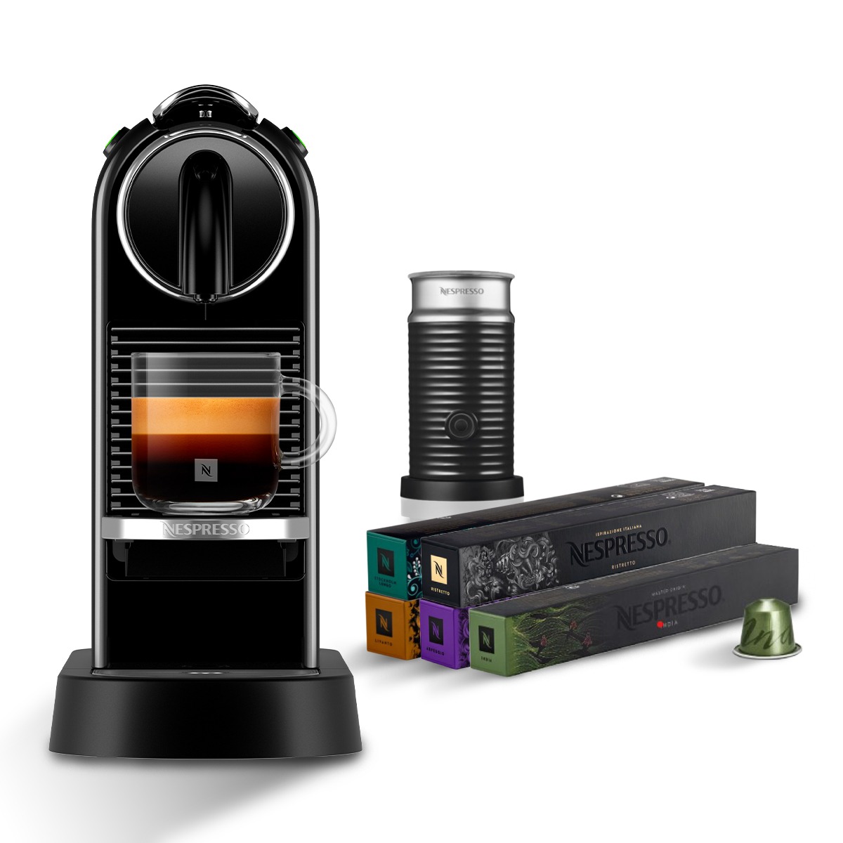 CitiZ, Aeroccino & 5 Coffee Sleeves Combo