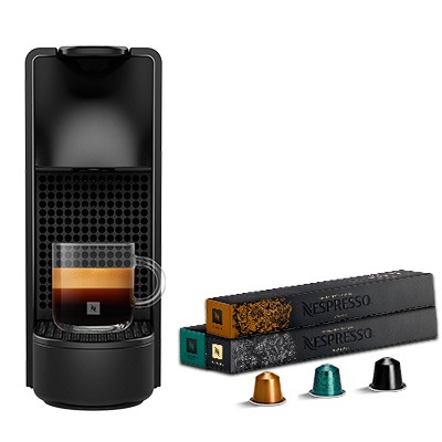 Essenza Mini Black & Any 3 Sleeves Combo | Nespresso™ India