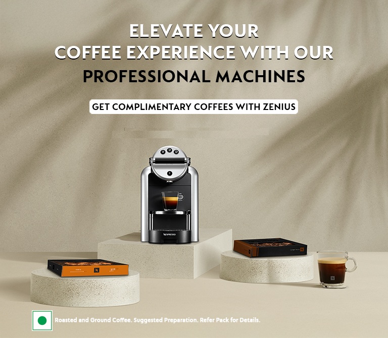 Zenius Machine with Complimentary Professional Coffees Capsules