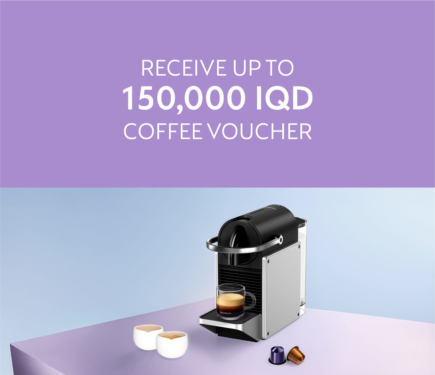 Buy Any Machine Get A Coffee voucher Free