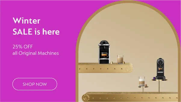 25% Off Machines