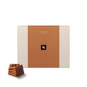 Milk Chocolate Squares with Salted Caramel