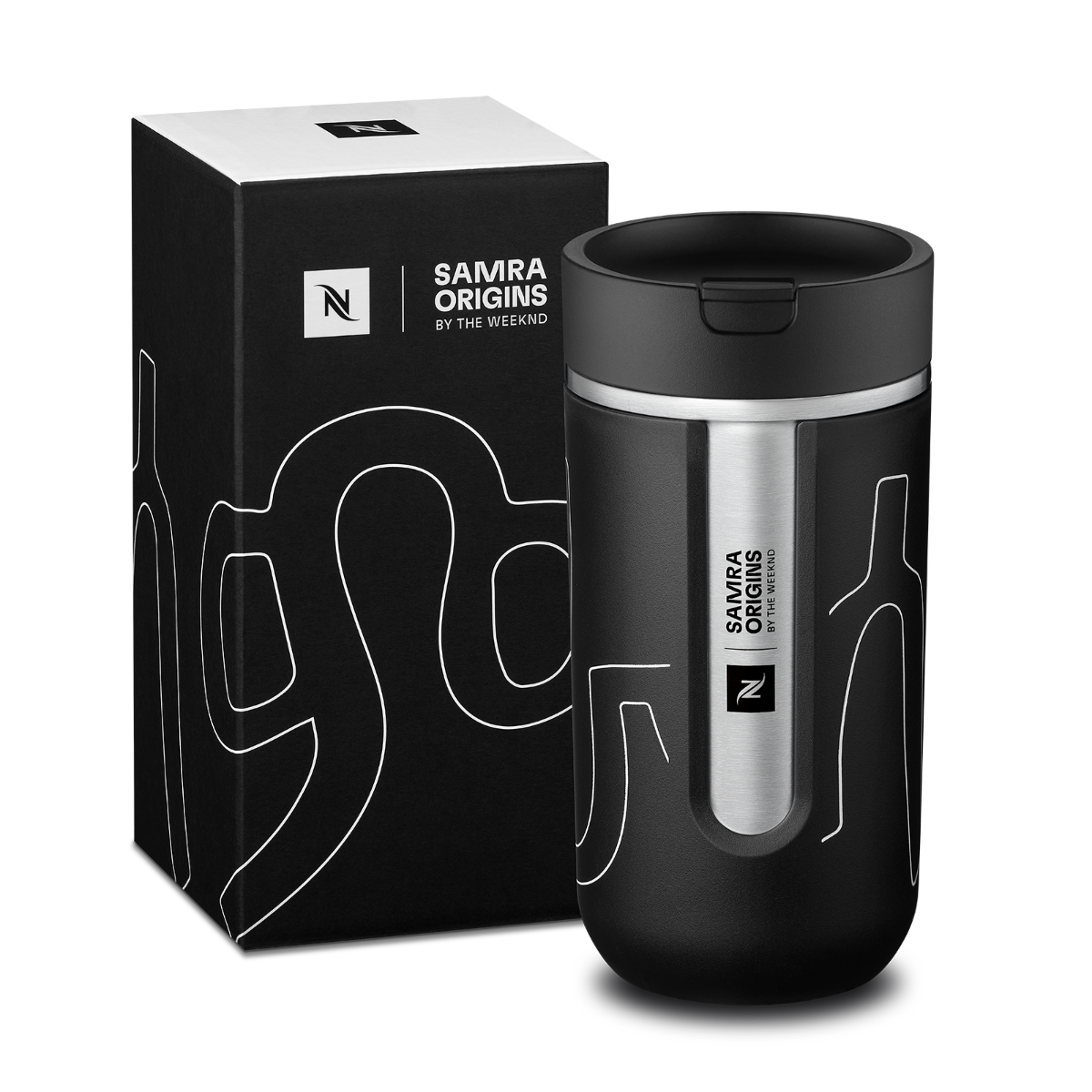 Travel Mug (Medium) - Samra Origins Black