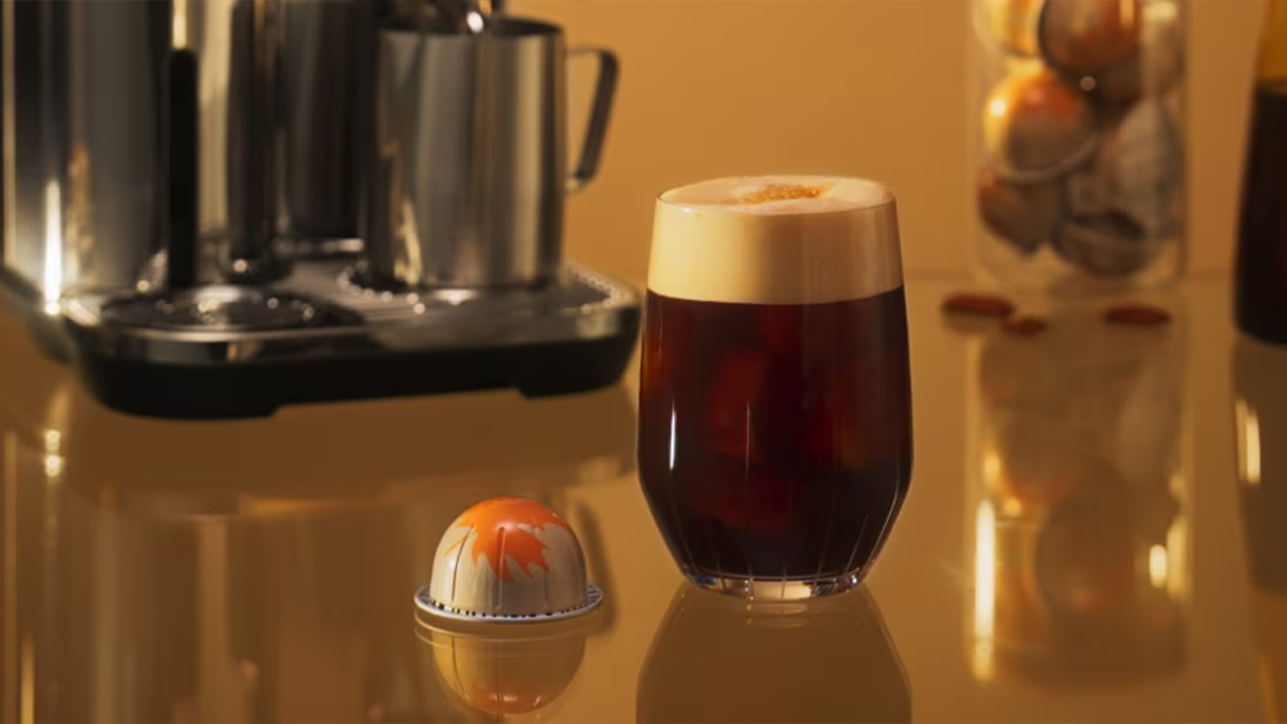 Glowing Iced Maple Pecan Coffee