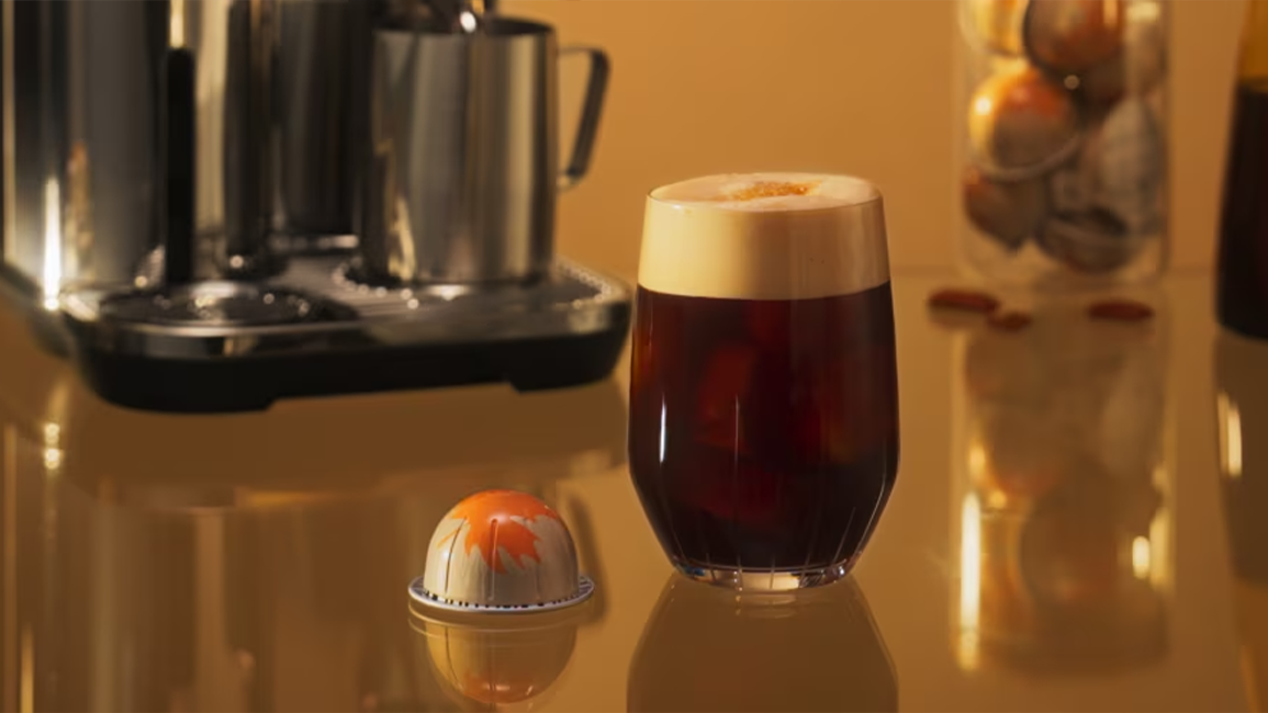 Glowing Iced Maple Pecan Coffee