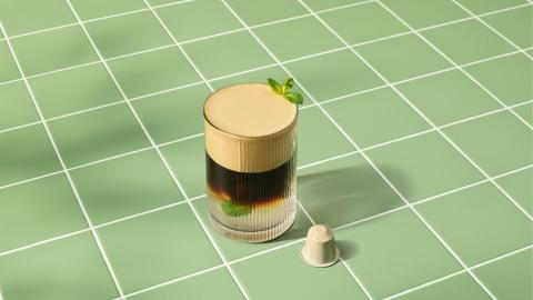 Iced Coconut Vanilla Mint Mocktail