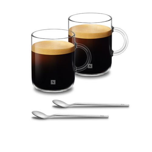 Vertuo Mug Set Medium x 2 (Mugs & Spoons)