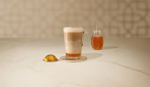 Almond And Honey Latte | Vertuo Coffee Recipe | Nespresso Kuwait