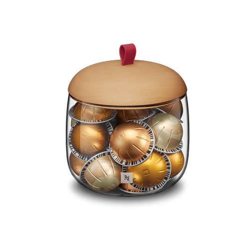 Display Mia Dispenser with Wooden Lid
