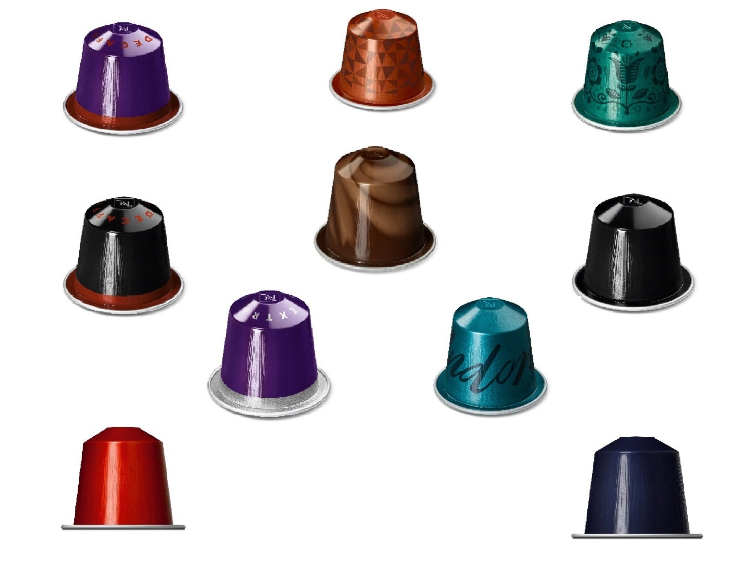 Original 10 Bold Sleeves (100 Capsules) + Gift Assortment