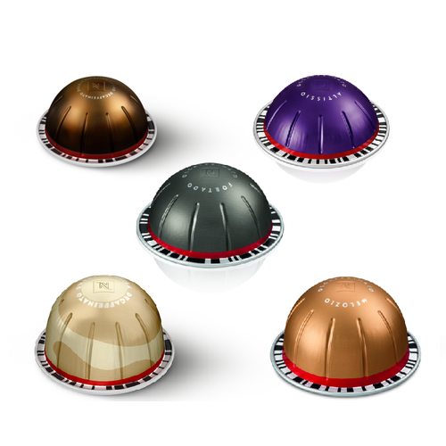Vertuo Decaffeinato Assortment (50 Capsules) + Gift