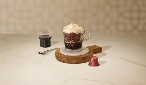 Vimto Caffe Con Panna | Recipes | Nespresso Lebanon