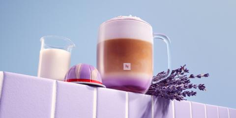 Ube Lavender Vanilla Tonka Latte| Recipes | Nespresso LB